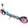 Raven Klappbarer Scooter mit Klingel, Flaschenhalter, Galaxia Blue/Pink 200mm)