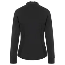 More & More MORE&MORE Langarmbluse (1-tlg) Rüschen schwarz 38