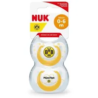 BVB Borussia Dortmund BVB-Schnullerset NUK Star 0-6 Monate