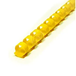 RM Plastik-Binderücken A4 rund gelb 4,5mm