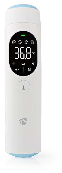 Nedis SmartLife Infrarotthermometer LED-Anzeige Ohr / Stirn LED-Anzeige | Ohr / Stirn | Weiss