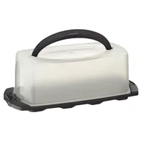 Kela Kuchentransportbox Deli graphitgrau 40,0 x 17,0 x 14,5 cm