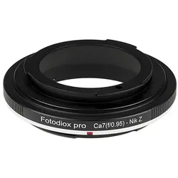 Fotodiox Pro-Objektivbajonettadapter Canon 7/7s auf einem Sony Alpha E-Bajonett