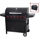 KONIFERA Gasgrill Salern 6 schwarz