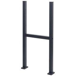 MCW Standfuß MCW-K41-S (1 St), Witterungsbeständig, Mit Schutzkappen schwarz