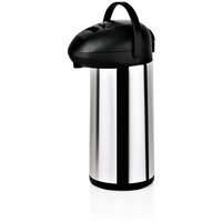 Was 3908 500 Edelstahl Pump-Isolierkanne Duo mit Tragegrif, Doppelwandig,
