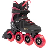 K2 Skates Unisex Inline Skates VO2 S 90 Pro SHORT CUFF, burgandy - pink, 41 1⁄2