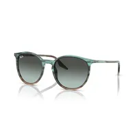 Ray-Ban RB2204-1394GK-54 - Damen/Herren Sonnenbrille - Striped Blu Gradient Green - Einheitsgröße