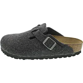 Birkenstock Boston Wool Narrow Hausschuhe (Größe 36, grau)
