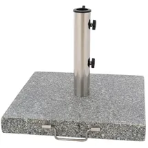VCM Schirmständer Granit 30 kg 45 x 45 cm Grau