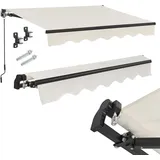Juskys Gelenkarmmarkise 350 x 300 cm beige