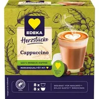Edeka Kaffeekapseln Herzstücke Cappuccino, 16 Kapseln, für Dolce Gusto