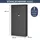 Jan Nowak ODIS Aktenschrank 185 x 90 x 40 cm Anthrazit