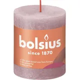 Bolsius Rustikale Blockkerze 80/68 Rose