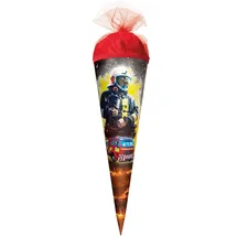 ROTH Schultüte 22cm rund Feuerwehrmann