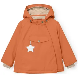 Mini a ture Matwang Fleece Lined Winter jacket. GRS leather brown (1440) 6y