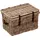 moebel-direkt-online Kubu-Rattantruhe Aufbewahrungskorb 62 x 42 x 37 cm grau