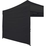 ABCCANOPY Pavillon Seitenwände für 2,5x2,5m Gartenpavillon Seitenteile,Partyzelt,Faltpavillon,Wasserdicht,ohne Fenster,Schwarz