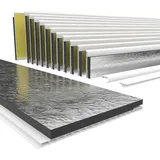 HEXIM PVC Rollladenkastendeckel mit Dämmung Länge: 1000 - 2000mm, Breite: 120 - 320mm, Revisionsklappe Rollladendeckel Rollladen Jalousie Deckel ...