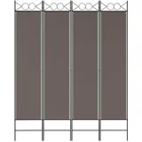 vidaXL Paravent Anthrazit 160x220 cm Stoff