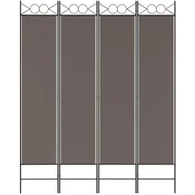vidaXL Paravent Anthrazit 160x220 cm Stoff