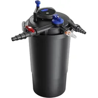 Wiltec SunSun CPF-15000 Druckteichfilter 10.000 l/h mit UVC Einheit, Teichdruckfilter für Teiche bis 30.000 Liter, Teichklärer, Filteranlage