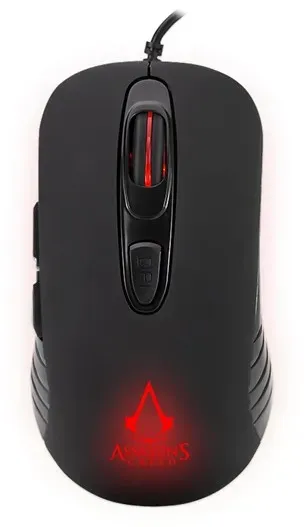 Assassin's Creed Wired Gaming Mouse - Gaming Maus (Schwarz)
