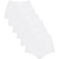 SLOGGI Damen 24/7 Cotton Maxi C3P Slip, White, 46