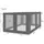 Quick Star Seitenteile für Rank Pavillon 3 x 4 m Anthrazit 4 Stück