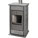 Schmitzker Alicante wasserführender Kaminofen 14,5 kW Anthrazit Speckstein