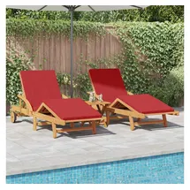 vidaXL Sonnenliege 40 x 40 x 40 cm Rot