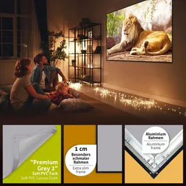 eSmart Expert UKD Tageslicht Rahmen Leinwand 213 cm 84 Zoll