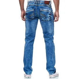 RUSTY NEAL RUBEN Straight Fit Blau 30/34