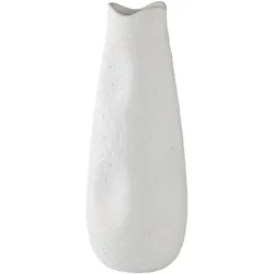 Dekovase AM DESIGN "Tischvase aus Keramik", weiß, H:25cm Ø:12cm, Keramik, Vasen, Keramikvase, Dekoobjekt, Blumenvase