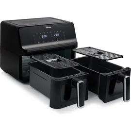 setpoint Heißluftfritteuse Doppelkorb 8L 2700 W schwarz