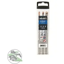 Alpen Maykestag SDS-plus F4 Hammerbohrersatz 3-tlg. Ø 5/6/8 x 160 mm