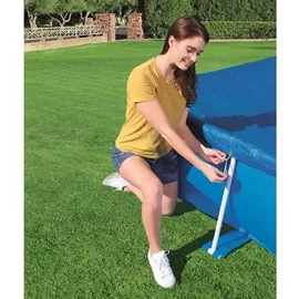 BESTWAY Poolabdeckung blau 400 x 211 cm