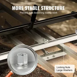 Vevor Kettensägenmühle Tragbares Sägewerk 355-914mm