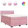 vidaXL Boxspringbett 140 x 200 cm Rosa