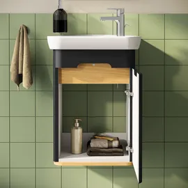 Vitra Waschtisch-Unterschrank 50 x 66,5 cm Anthrazit Matt