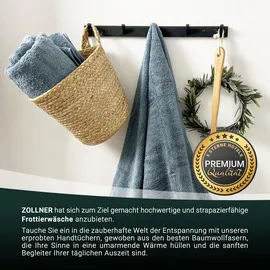 ZOLLNER Handtuchset 2-tlg. grau