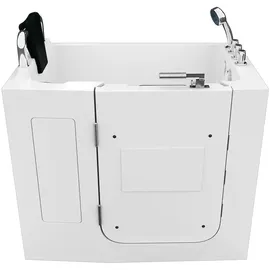 AcquaVapore Sitzbadewanne mit Tür 110 x 68 x 114 cm (S08-TH-B-L)