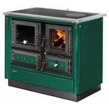 Justus Küchenofen Rustico 90 2.0 Stahl Grün 7 kW