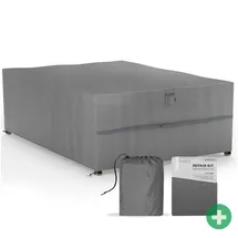 Sanzaro Gartenmöbel Abdeckung 280 x 204 x 90 cm Grau