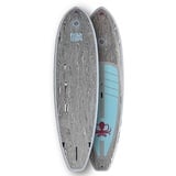 Runga-Boards SUP-Board Runga TIIWAI WOOD zebrano Hard Board Stand Up Paddling SUP, Allrounder, (Set 10.0, Inkl. coiled leash & 3-tlg. Finnen-Set) 10.0 | 305 cm