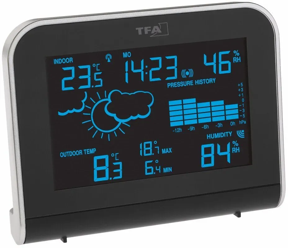 Preisvergleich Produktbild TFA Dostmann Funkwetterstation