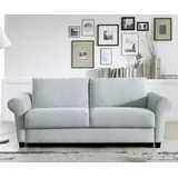 Bali Schlafsofa BALI "ELISA Dauerschläfer in 140 und 160er Breite", grün (mint), B:211cm, 92% Polyester, 8% Polyacryl, Sofas, Schlafsofa, komfortabler Ergoflex-Lattenrost