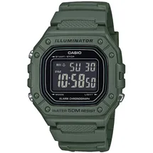 Casio W-218H-3BVEF Herren-Digitaluhr Dunkelgrün