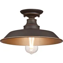 Westinghouse Deckenleuchte Iron Hill geölte Bronze breit