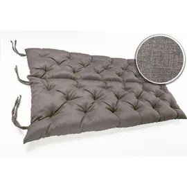 sunnypillow Bankauflage 190 x 50 x 50 cm grau 1 St.
